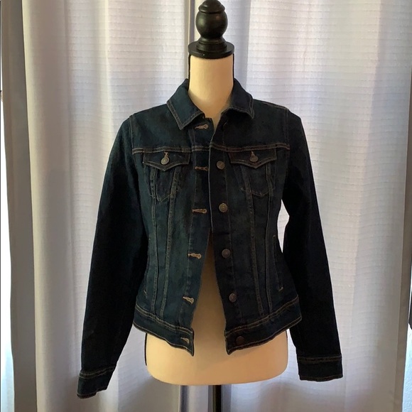 Old Navy Jackets & Blazers - 💜 NWOT Old Navy Dark Wash Denim Jacket